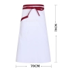 high quality cheap knee length chef apron cook apron 70x70cm