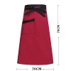 high quality cheap knee length chef apron cook apron 70x70cm