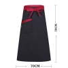 high quality cheap knee length chef apron cook apron 70x70cm Color Color 16