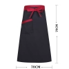 high quality cheap knee length chef apron cook apron 70x70cm