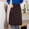 high quality cheap knee length chef apron cook apron 70x70cm