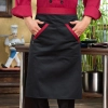 high quality cheap knee length chef apron cook apron 70x70cm