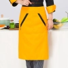 high quality cheap knee length chef apron cook apron 70x70cm