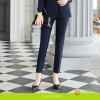 new European American fashion high-end women pant suits blazer pant Color navy pant