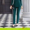 elegant beauty korea lady work suits reception uniform office pant suits Color blackish green pant