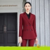 elegant beauty korea lady work suits reception uniform office pant suits