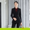 elegant beauty korea lady work suits reception uniform office pant suits Color black blazer