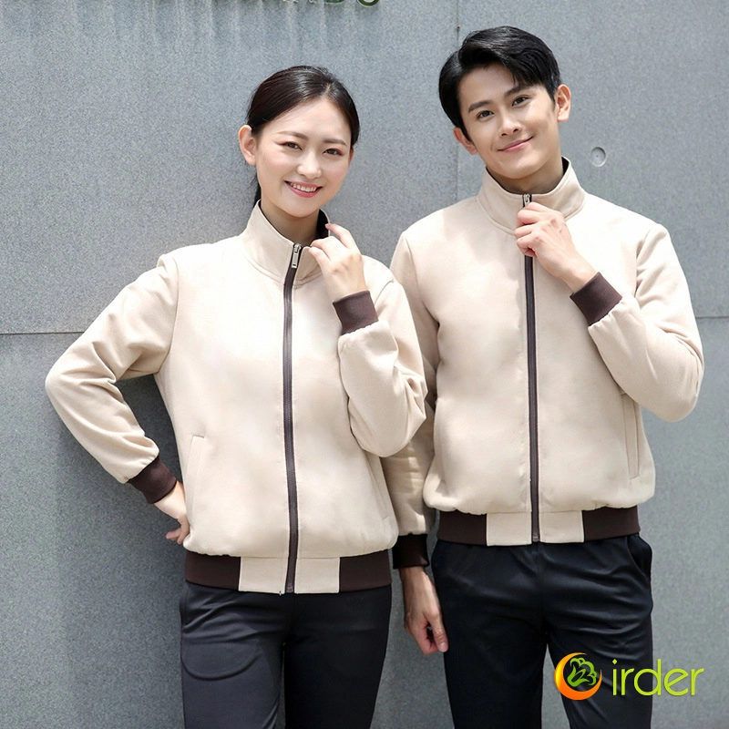 2025 long sleeve store worker jacket uniform waiter sale men jacket