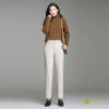 2022 autumn winter woolen pant flare pant for women work office wear lady trouser Color Khaki