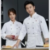 high quality buffet restaurant chef staff uniform jacket Color White