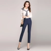 2023 spring comfortable good fabric women pant trouser Color Navy Blue