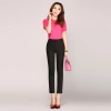 2023 spring comfortable good fabric women pant trouser Color Black