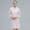 long sleeve fashion peter pan collar hospital nurse coat uniform Color Pink
