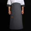 high quality knee length chef apron kitchen work apron