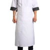 high quality knee length chef apron kitchen work apron Color White