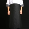 high quality knee length chef apron kitchen work apron Color Black