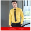 Europe design bamboo fiber fabric solid color long sleeve men shirt women business shirt