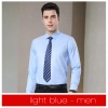 Europe design bamboo fiber fabric solid color long sleeve men shirt women business shirt Color Color 7
