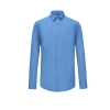 Europe design bamboo fiber fabric solid color long sleeve men shirt women business shirt