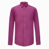 Europe design bamboo fiber fabric solid color long sleeve men shirt women business shirt Color Color 12