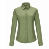 Europe design bamboo fiber fabric solid color long sleeve men shirt women business shirt Color Color 30