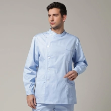 high quality europe handsome men doctor nurse coat jacket