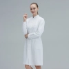 good quality fabric long sleeve female medical coat nurse coat uniforms Color White