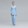 new arrival hospita medical nurse coat pant suits Color Light blue