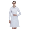 high quality fabric professitional design nurse coat lab coat Color White