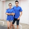 high quality solid color store staff bar restaurant waiter uniform t-shirt polo