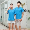 high quality solid color store staff bar restaurant waiter uniform t-shirt polo