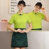 short sleeve company staff work uniform cafe waiter tshirt casino uniform polo shirt