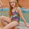 one piece halter teen gril swimsuit swimming wear Color Color 7