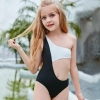 cute sunflowers printing  girl child teen swimwear Color Color 6