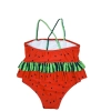 2022 watermelon style little girl one piece design kid bikini swimwear 