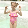 2022 Germany hot sale facial expression fruit print little girl one piece design kid bikini swimwear 