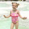 2025 Germany hot sale facial expression fruit print little girl one piece design kid bikini swimwear 