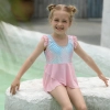 2022 new design fish scales style swimwear children girl kid swimsuit  Color Color 1