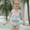 2022 new design Gradient color fish scales style  children girl kid swimsuit  swimwear Color Color 1