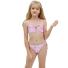 2022 cute small flower print girl bikini swimwear bikini swimsuit drop shipping Color Color 1