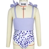 2025 summer leopard gray top children girl swimwear teen girl swimwear Color Color 1