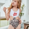 floral one piece swimwear for girl small girl bikini Color Color 8