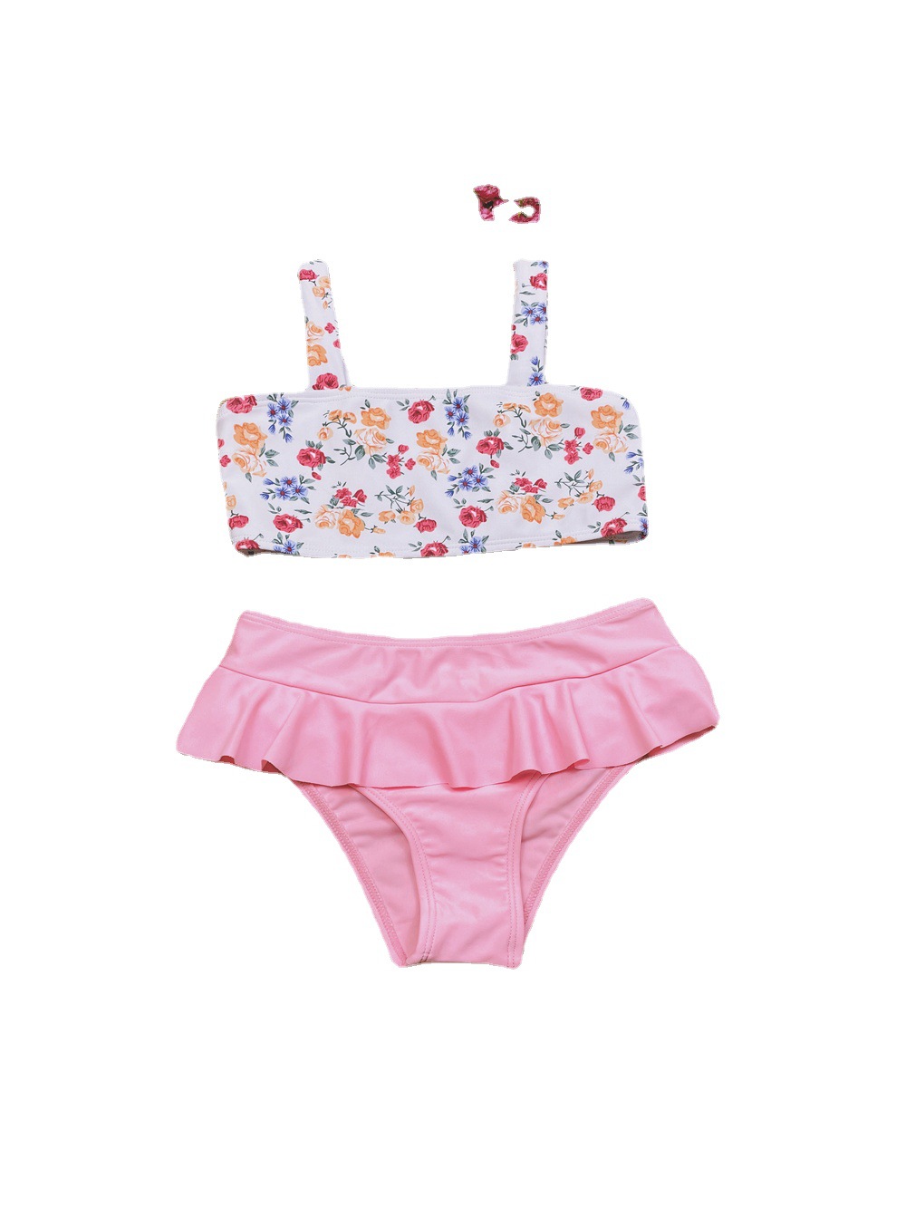 Irder - cute small floral little girl swimwear bikini swimsuit