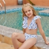 patchwork children one piece swimwear swimsuit