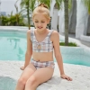 watermelon color Mermaid girl bikini swimsuit swimwear