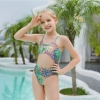 fashion one piece swimwear for girls children swimwear Color Color 1