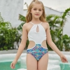 Europe design child swimwear factory outlets teen swimwear Color Color 6