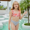 leaves print girl one-piece swimwear swimsuit Color Color 5