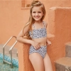 nice blue star teen girl little girl swimwaer bikini