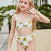 nice blue star teen girl little girl swimwaer bikini Color Color 13